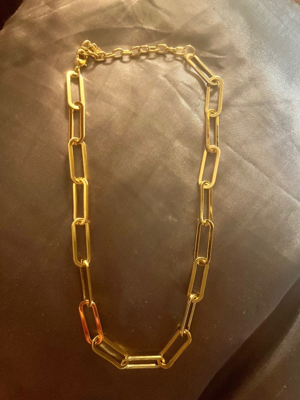 BaubleBar Hera Gold Paperclip Chain Necklace – NWOT